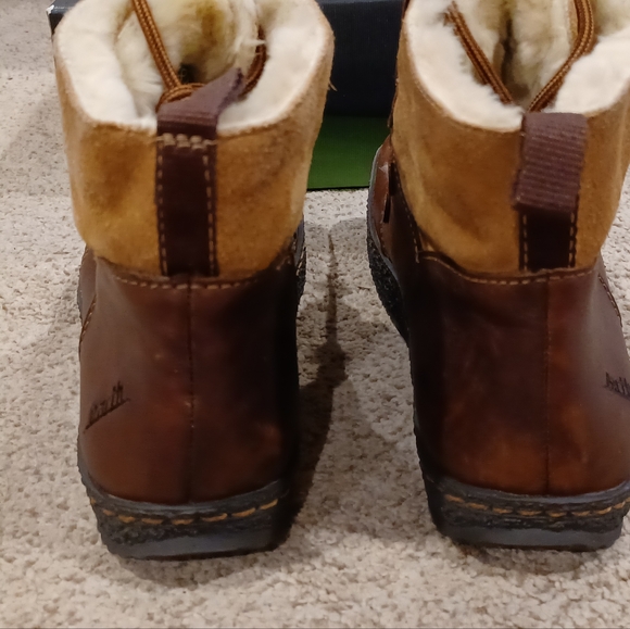 Earth Igloo Leather Sandstone Eclipse Lace Up with box Women's Size 7.5B - Picture 7 of 11